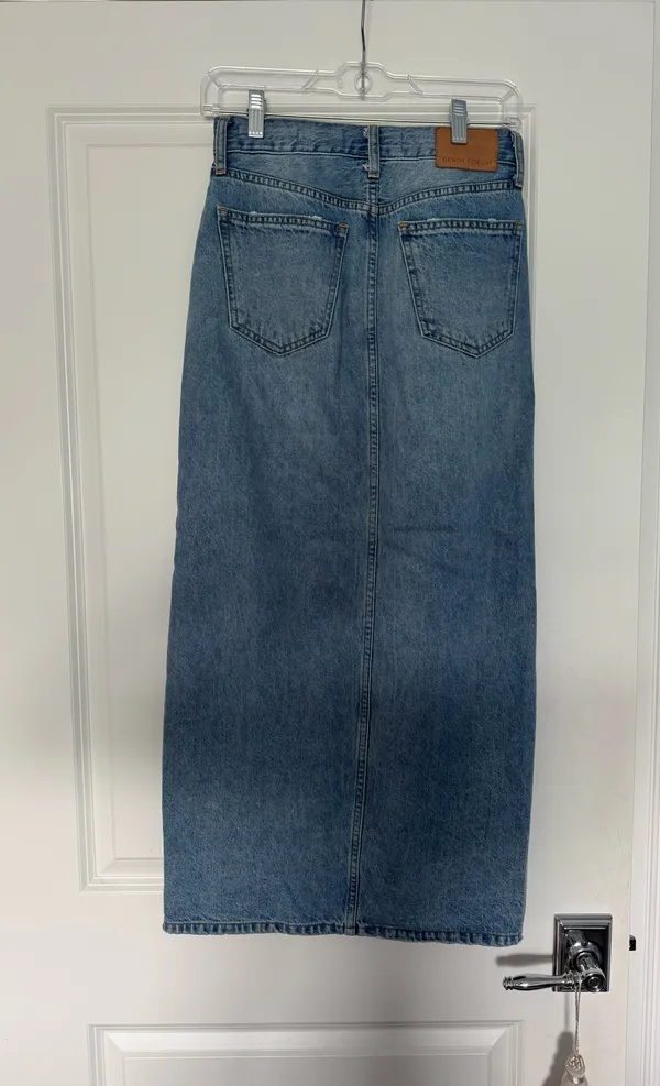 Aritzia Denim Forum Vintage The '90s Maxi Denim Skirt - Image 6