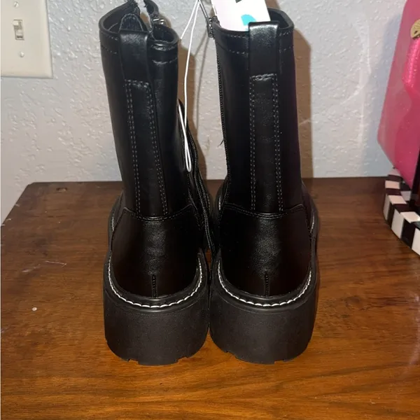 Wild Fable Black Combat Boots - Image 3