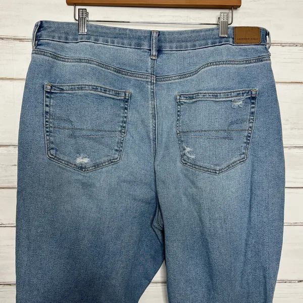 American Eagle Curvy Mom Jean Stretch Denim Plus Size 18 Short - Image 9