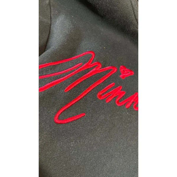 Authentic Disney Parks Minnie Mouse Signature Zip-Up Costume Hoodie Black Red XL - Image 5