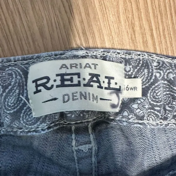 Ariat REAL whipstitch 16 cowboycore western jeans - Image 4