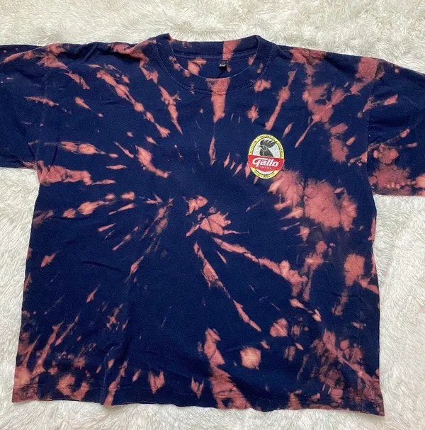gallo cerveza acid wash tee Blue Size XXL - Image 4