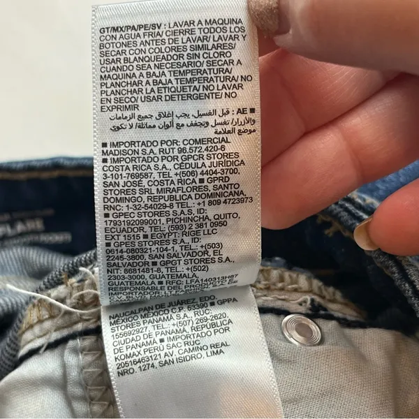 Old Navy Higher High Rise Flare Womens Size 0 / 24‎ Waist Blue Denim Jean NEW - Image 6