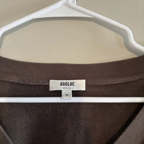 Agolde Low V Neck Crewneck - Image 6