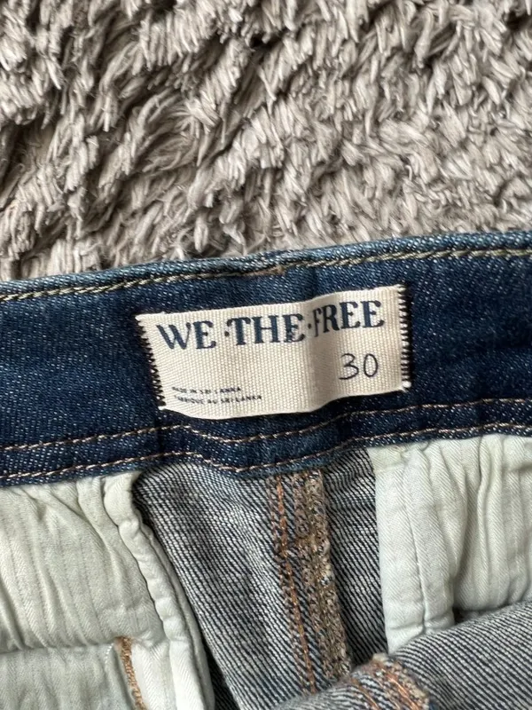 Free People We The Free Daylight Denim Mini Skirt sz‎ 30 - Image 5