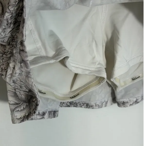 Lululemon Pace Rival‎ Skirt (Regular) *No PanelsMini Twine White Multi / White - Image 6