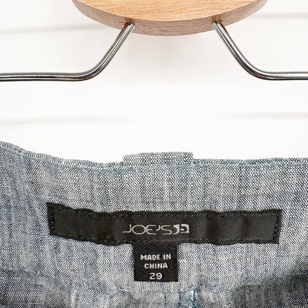 Joe's‎ Jeans Womens Blue Cotton Coastal Minimalist Wide Leg Trouser Pants 29 - Image 3