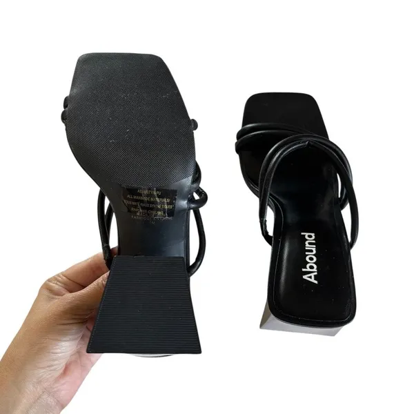 Abound Women's Austry Tubular Strappy Block Heel Black Platform Sandals Size 5 - Image 6