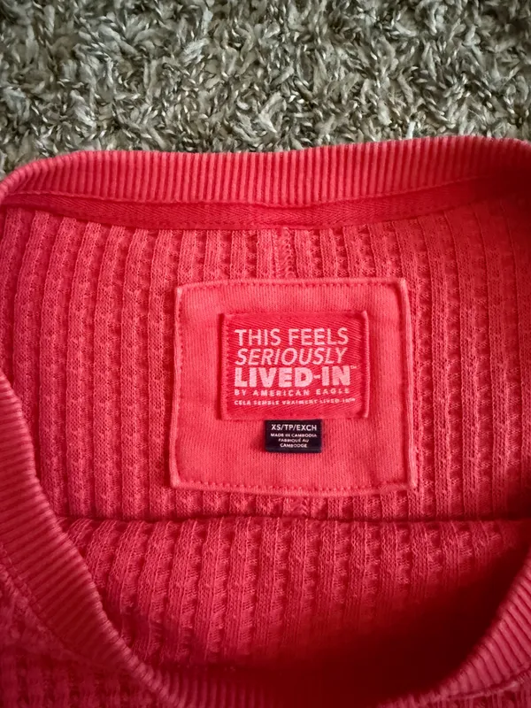 American Eagle Waffle Knit Sweater - Image 3