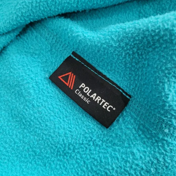 Women’s Medium The North Face Turquoise Polartec Fleece Pullover Jacket - Image 9