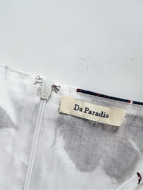 NEW Du Paradis Women’s Floral Cotton Poplin Dress - Image 6