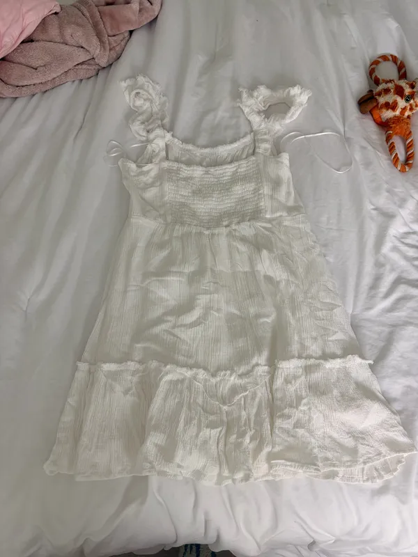White Dress Size L - Image 2
