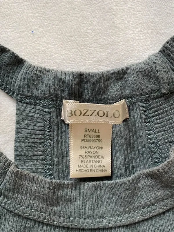 Bozzolo dark gray and gold Notre Dame Disco Ball tank top - Image 3