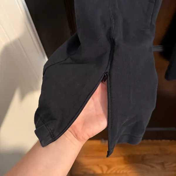 Anthropologie Black Flare Leggings - Image 7
