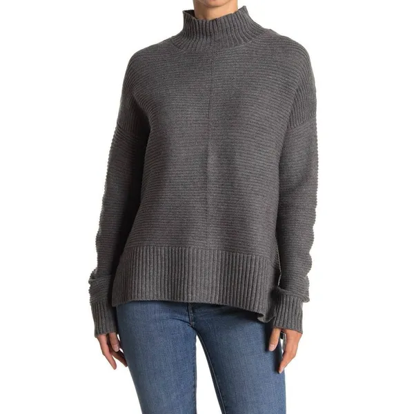 ✨SWEET ROMEO Ribbed Mock Neck Pullover Sweater✨ - Image 3