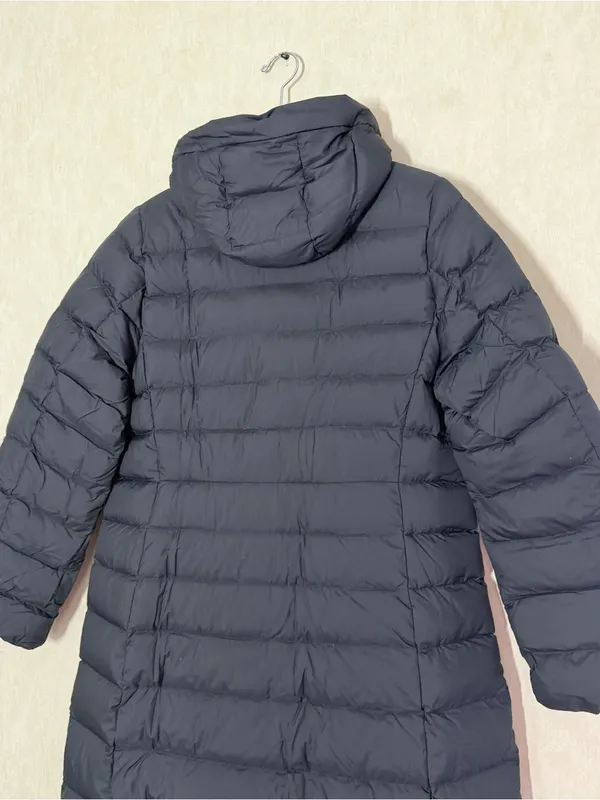 Uniqlo Women’s Ultra Light Down Long Coat Hooded in Black L - Image 6