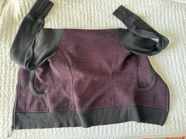 Vintage purple scuba zip up Lululemon jacket - Image 3