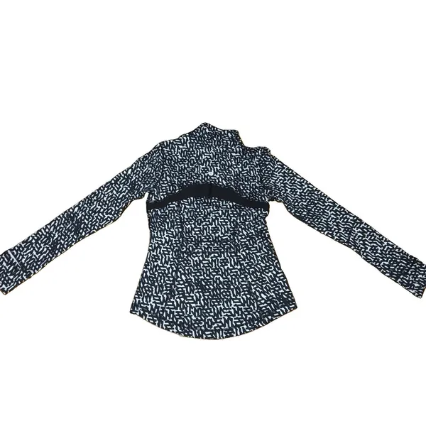 Lululemon Define Jacket Size 8 Net Pop White Black Luon Coat Yoga Gym Hiking - Image 5