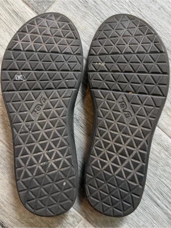 Teva Voya Infinity Women's Sandals Blue Gray Strappy Minimalist Size 10 - Image 5