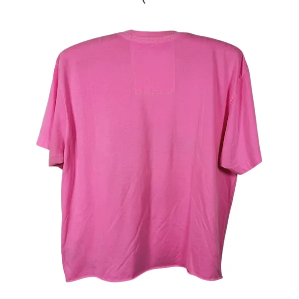 Aviator Nation Womens Venice Surfer Graphic Tee Size L Pink Raw Hem Indie Casual - Image 3