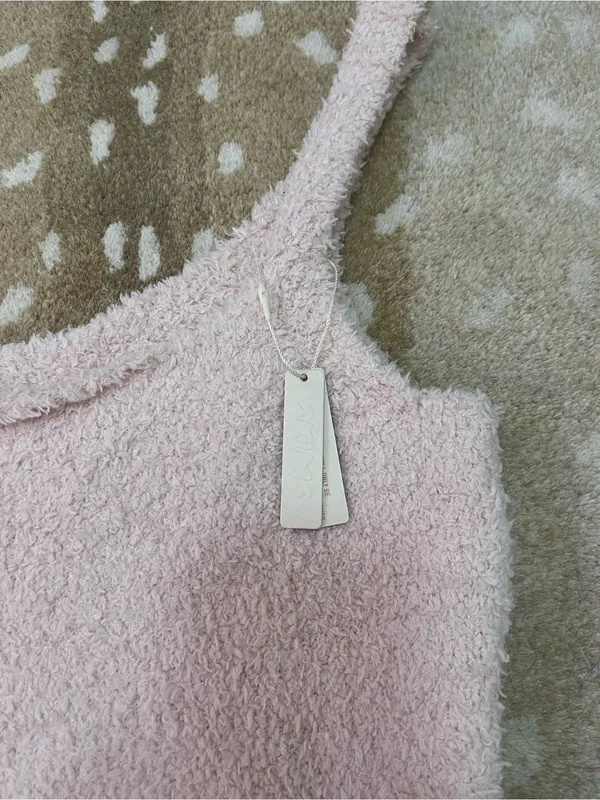 SKIMS Cozy Knit Tank Top Blush Pink 4X/5X NWT - Image 3