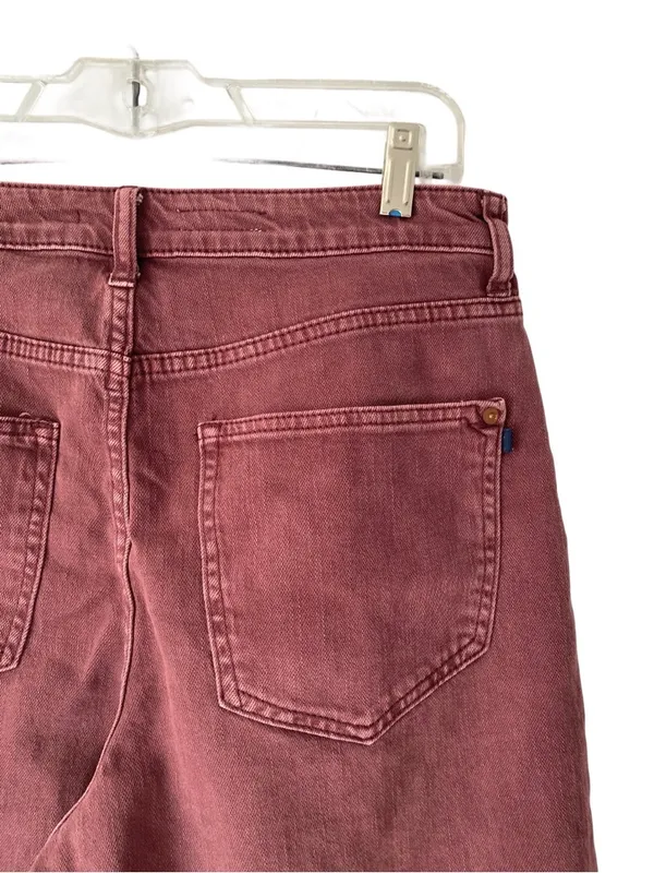 Pilcro The Breaker Relaxed Fit Burgundy Jeans size 29 - Image 7