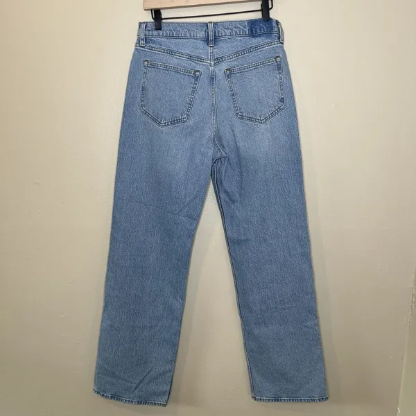 abercrombie fitch jeans 8 Long‎ 90s Relaxed High Rise 29 Light Blue Classic - Image 4