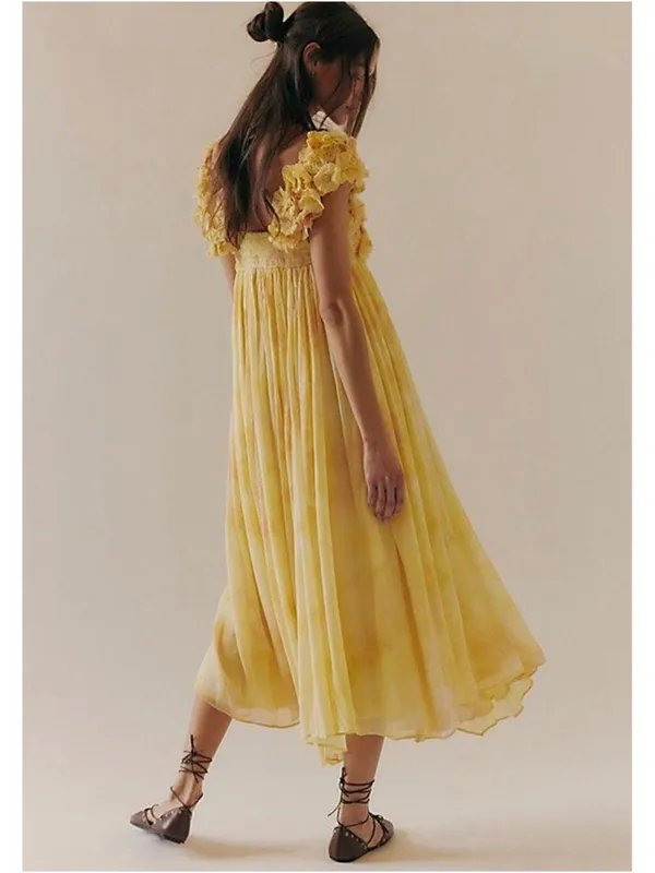 Free People Mango Mambo Maxi
Dress NEW - Image 7