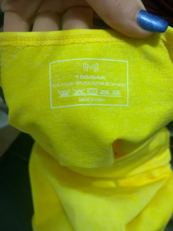 Medium Active Top Yellow - Image 3