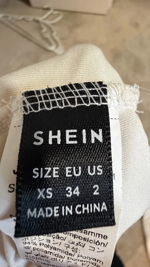 SheIn White going out tank - Image 3