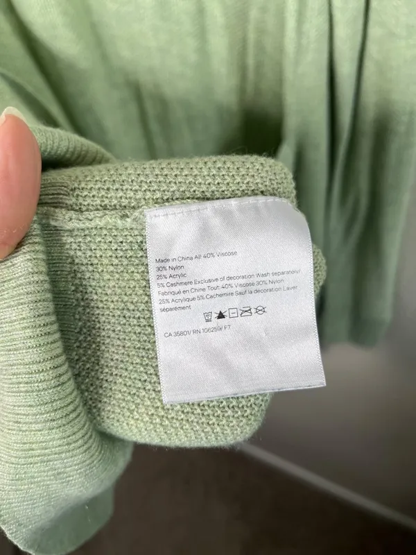 Lululemon Green Knit Sincerely Yours Sweater 8 - Image 10