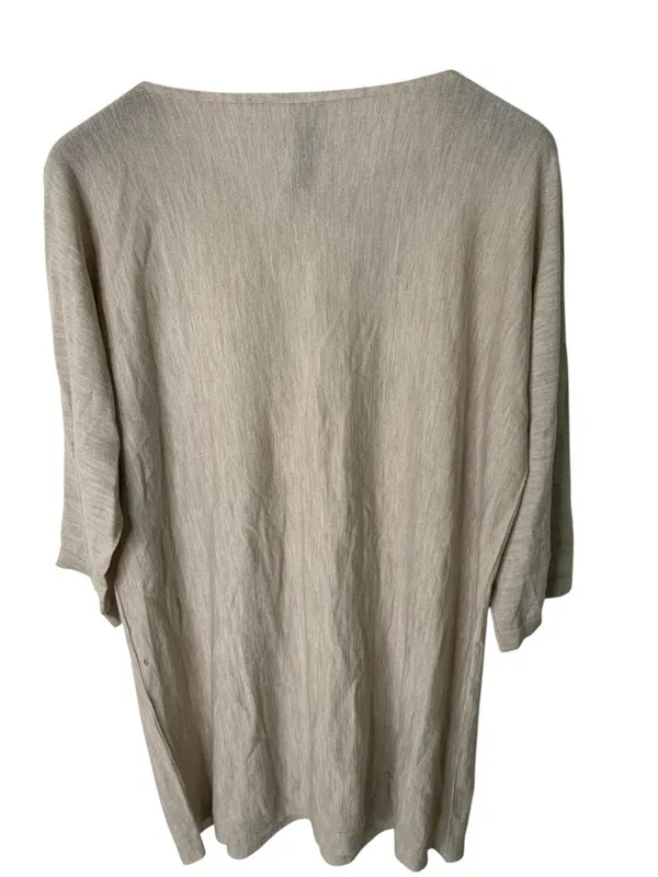 The Fisher Project 100% merino wool short sleeve sweater women's small as is - Image 2