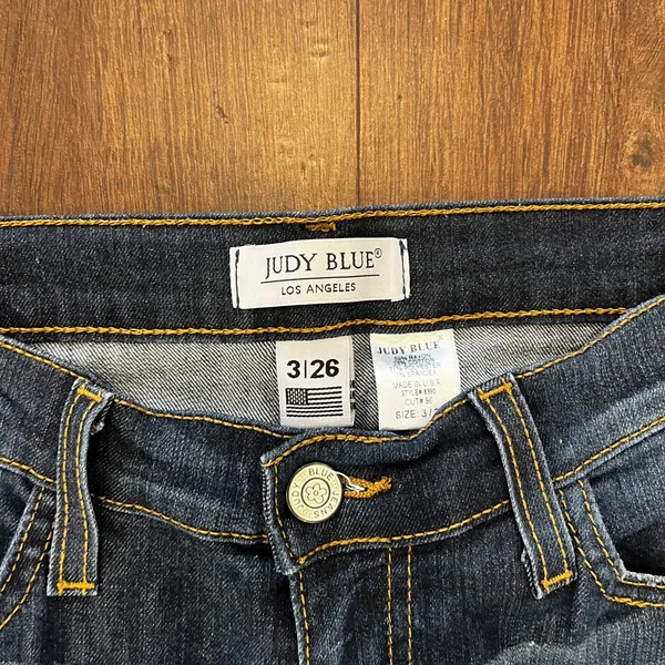 Judy Blue Jeans Women’s Size 3/26 Skinny Slim Denim Stretch Style 8390 Pants - Image 2