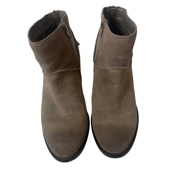 Steve Madden Women's Size 8M Milaan‎ Suede Brown Heeled Booties Boots - Image 3