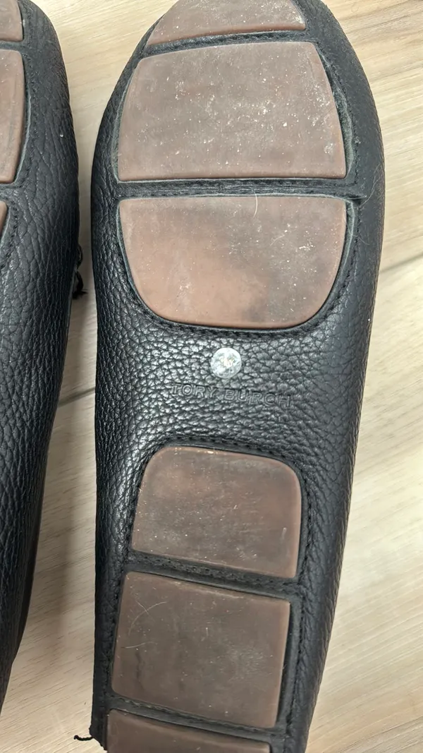 Tory Burch Loafers Leather Black - Image 4