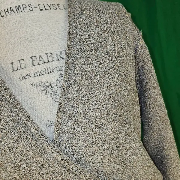 Free People Womens Going For Gold‎ Faux Wrap Sweater Medium - Image 3