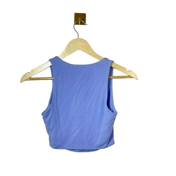 Aritzia Wilfred Gretel Bustier Crop Top Lavender Relux Jersey XS - Image 9