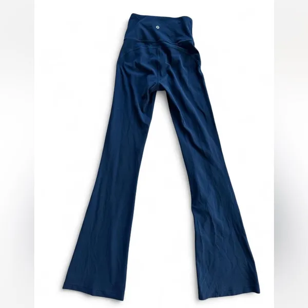 Lululemon Groove Super-High-Rise Flared Pant Nulu™ True Navy 2 - Image 3