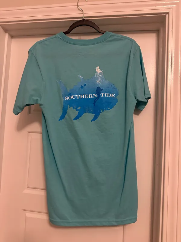 Southern Tide Teal T-Shirt - Image 3