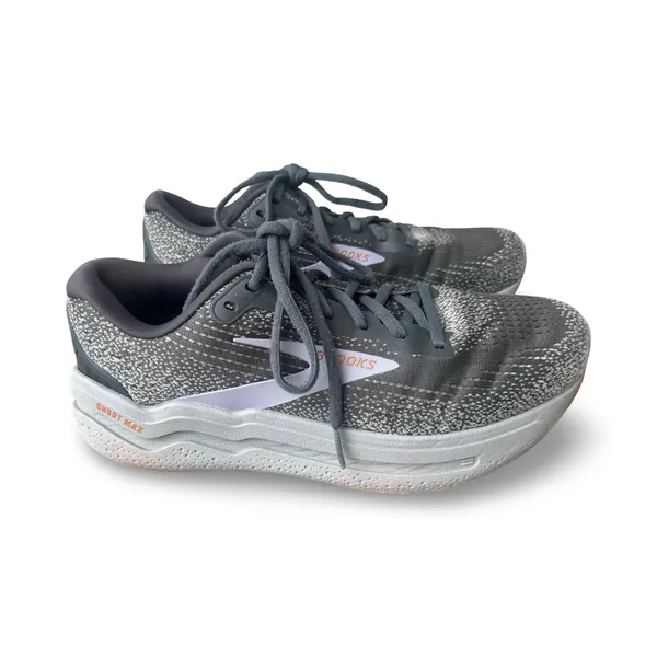 Brooks Ghost Max 2 Women’s Running Shoes Gray White Cushioned Sneakers Size 10 B - Image 10