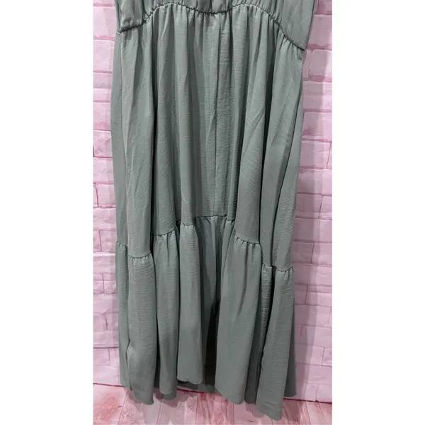 See‎ you Monday green dress size large flowy beach vacation - Image 8