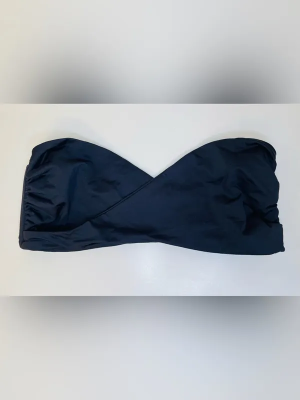 Frankie's Bikinis‎ Black Margo Strapless Bandeau Bikini Top Size S - Image 3