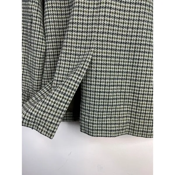 Madewell Houndstooth Plaid Soft Knit Stretch Oversized Blazer Jacket Womens S - Image 13