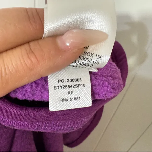 Patagonia Women’s Better Sweater Full Zip Purple Size XS Zipper Flaw - Image 12
