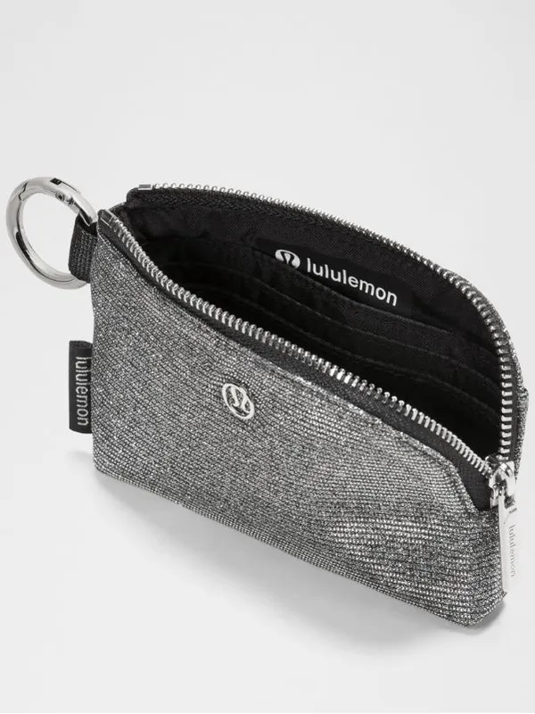 lululemon athletica Metallic Silver Key & Card Pouch - Image 2