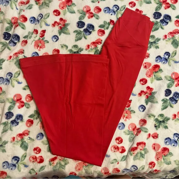Aerie real me red crossover flares - Image 2