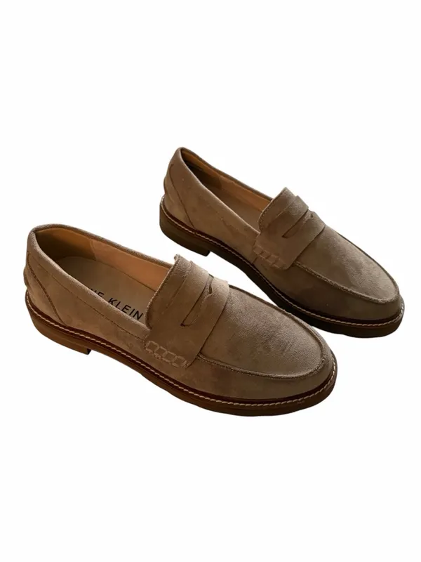 Anne Klein Akaeverly Women's Taupe Suede Loafers Slip-On Comfort Size 6M - Image 3
