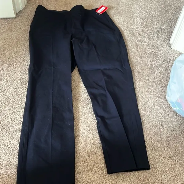 NWT spanx polished ankle slim navy pants‎ M - Image 5