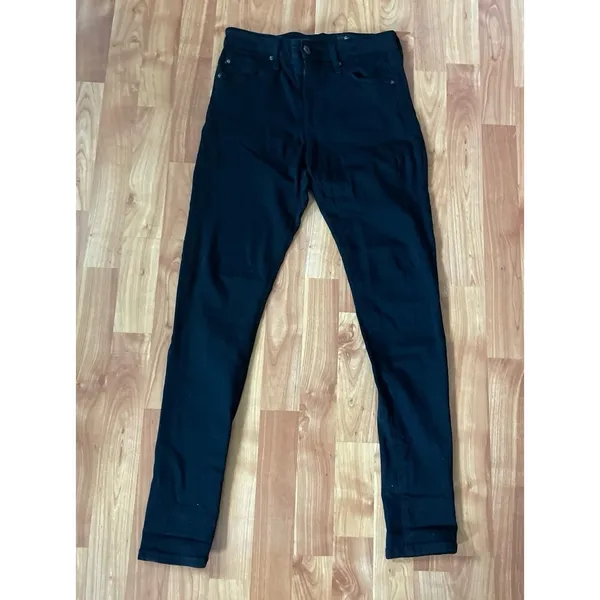 Adriano Goldschmied The Farrah High Rise Skinny Ankle‎ Black Jeans - Image 5