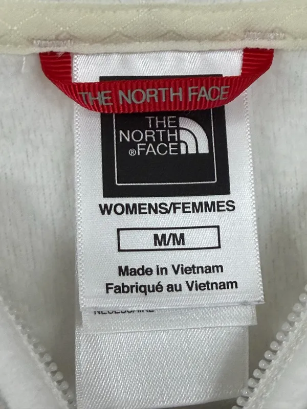 The North Face Women's Polartec White Full-Zip Hoodie - Image 2